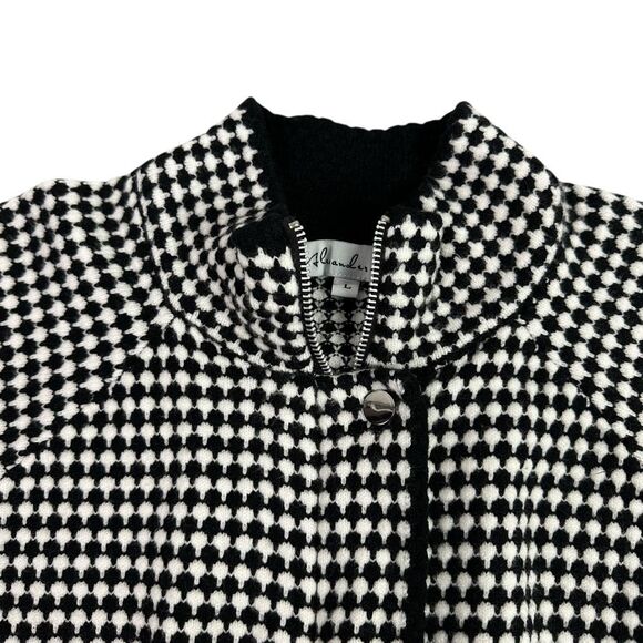 Alexander Black White Womens Large Jacket - Picture 7 of 10